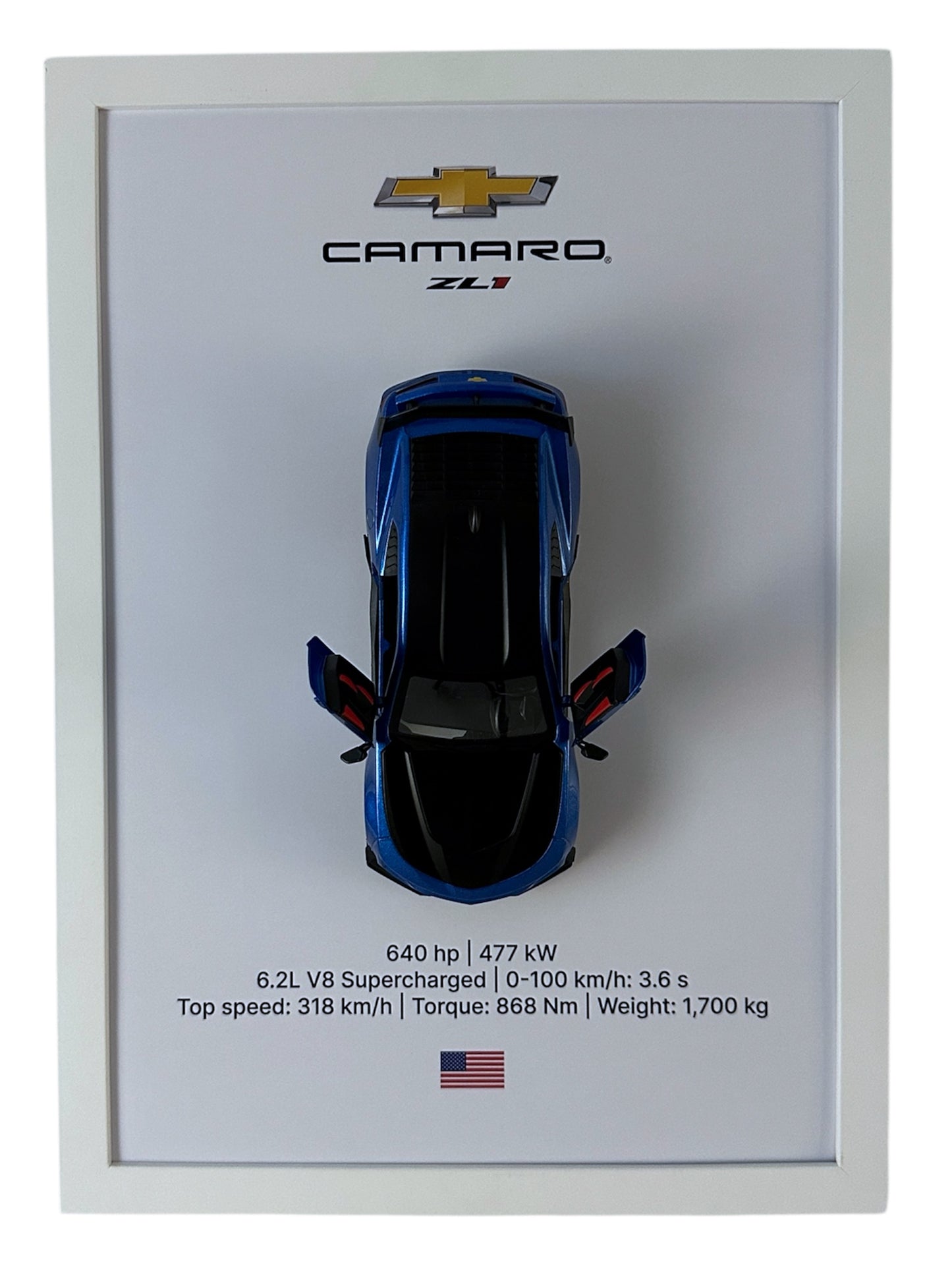 Camaro ZL1 Frame – White Background