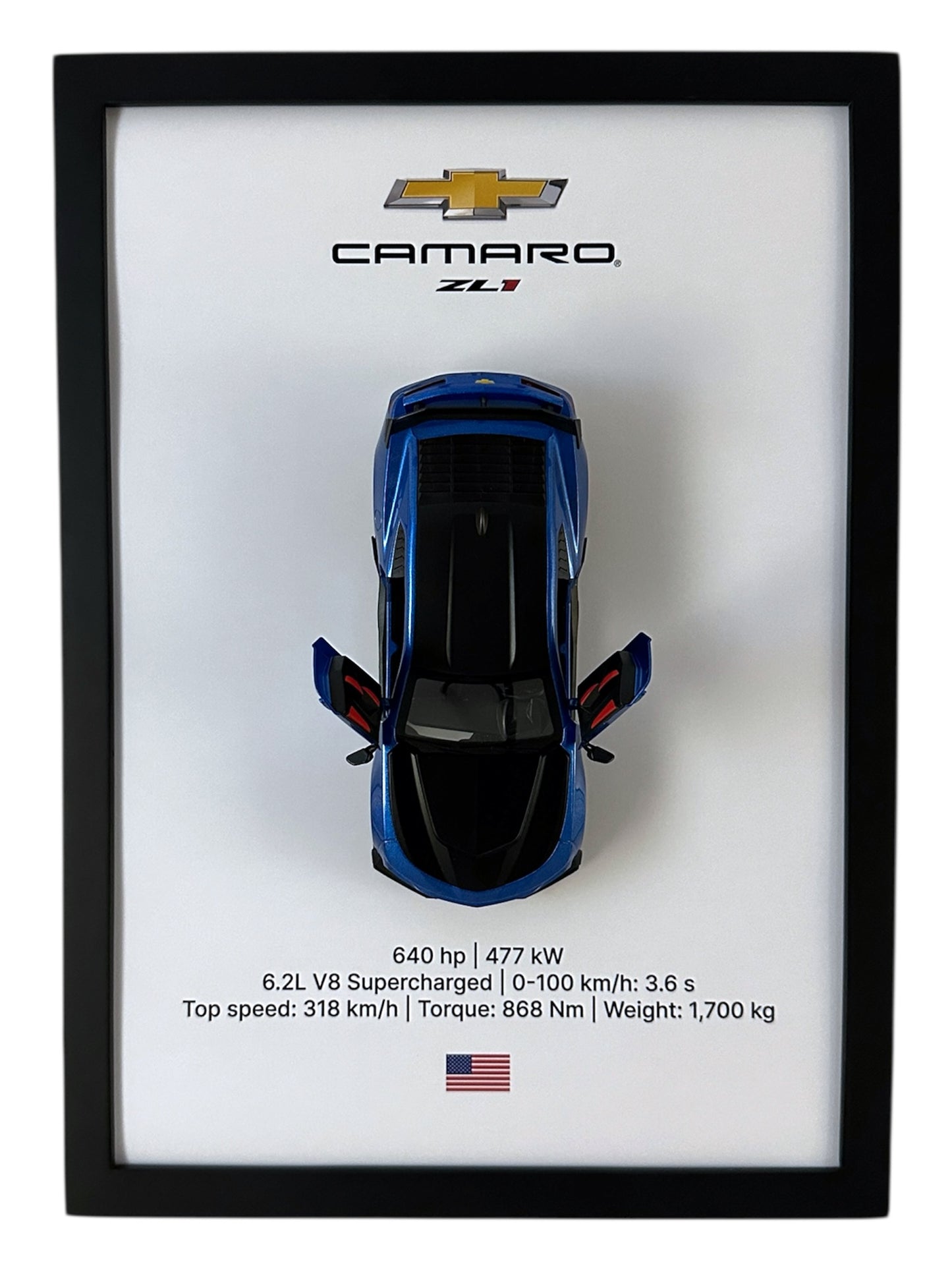 Camaro ZL1 Frame – White Background