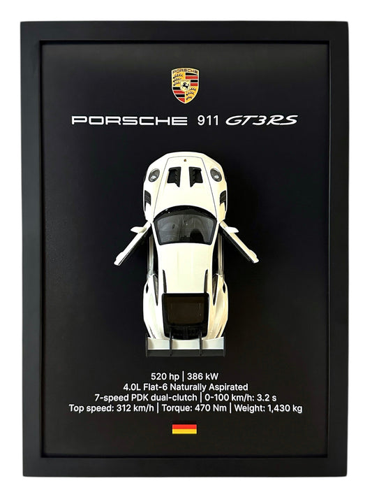 Porsche 911 GT3 RS Frame – Black Background