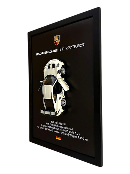 Porsche 911 GT3 RS Frame – Black Background
