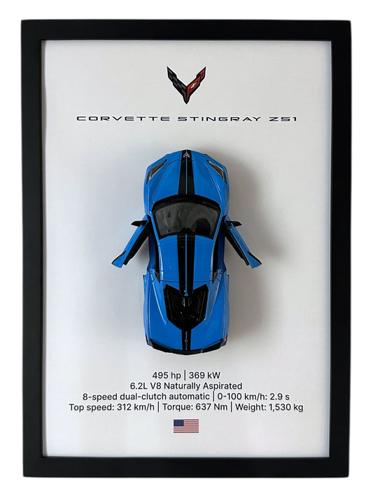Corvette Stingray Z51 Frame – White Background