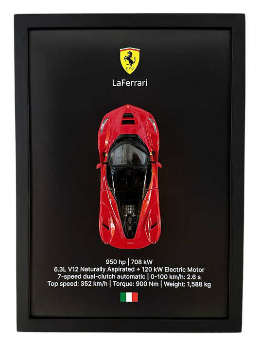 LaFerrari Frame – Black Background