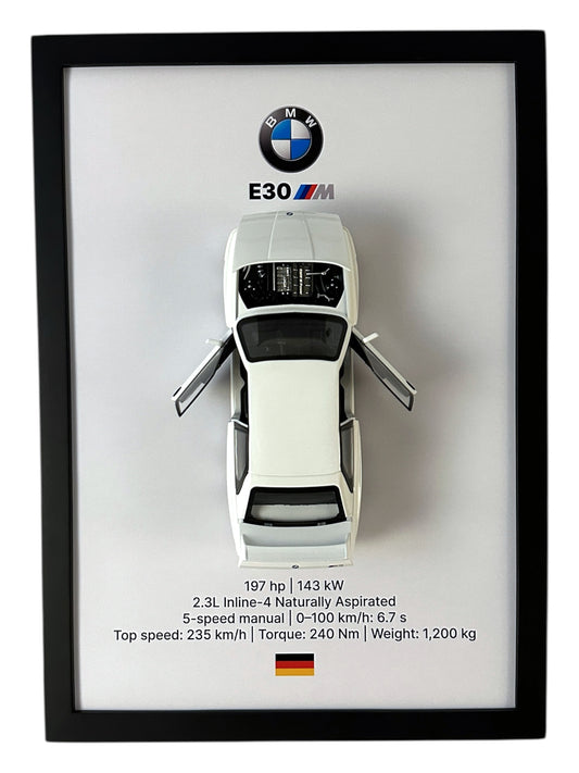 BMW E30 M3 Frame – White Background